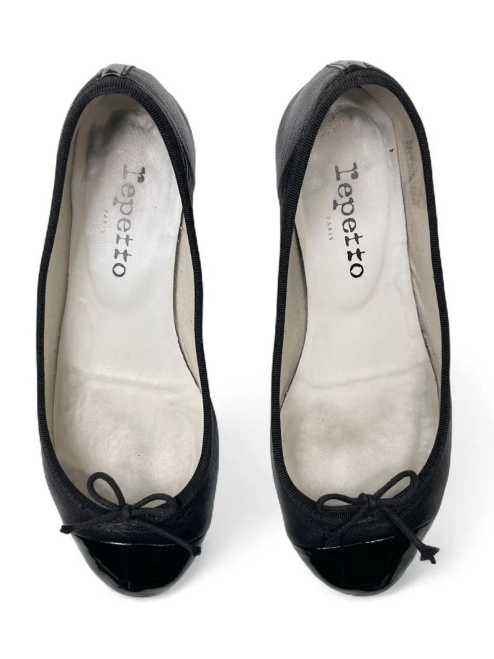 Repetto Camille Alba Leather Heels in Noir - Size 37.5 EU/6.5 US